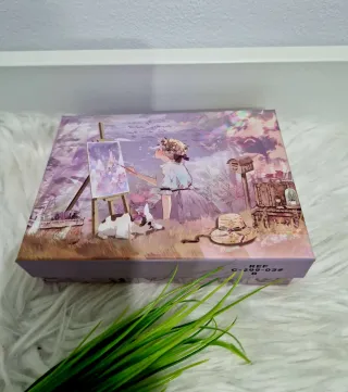 Carteira Sweet Candy com estampa artística