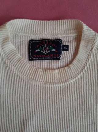 Maglione vintage stile marinaro XL