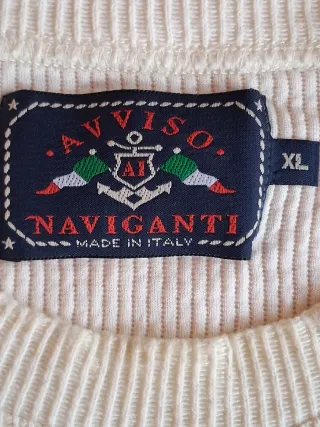 Maglione vintage stile marinaro XL