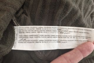 Blusa Romántica Mango Talla M Verde Oliva