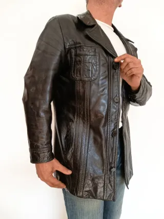 Chaqueta Redskins cuero búfalo M/L Medidas indicad