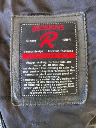 Chaqueta Redskins cuero búfalo M/L Medidas indicad