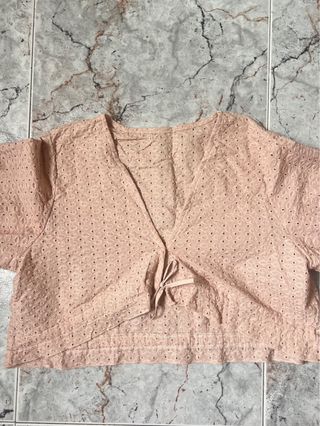 Conjunto Verano Broderie Anglaise Rosa