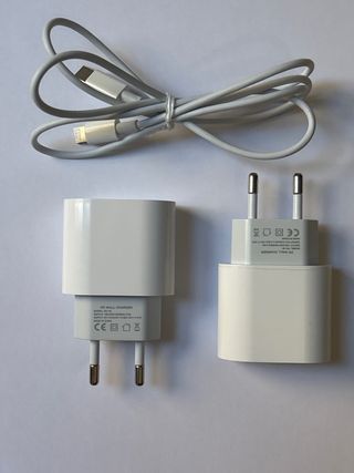 2 Cargadores iPhone + Cable Lightning