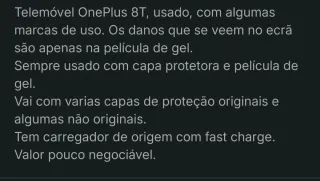 OnePlus 8T Capa Bege/Branca
