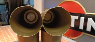 4 Vasos Metálicos Bacardi estilo latón envejecido