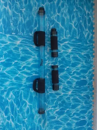 Barra Fitness con 2 Acoples