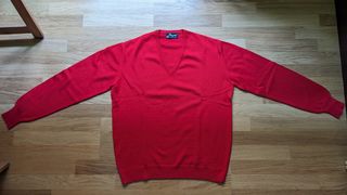 Jersey Pangolin cuello en pico - pura Lana Virgen