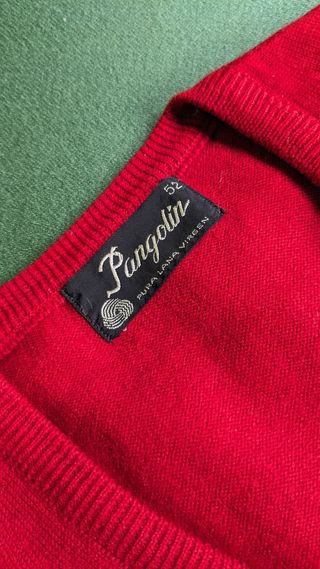 Jersey Pangolin cuello en pico - pura Lana Virgen