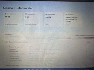 HP Pavilion 15 Notebook Negro/Plata