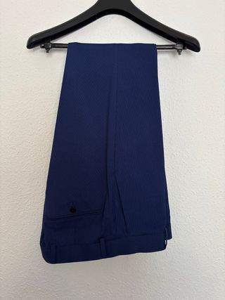 Traje Mango Hombre Azul
