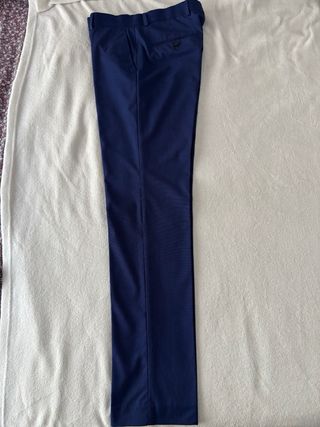 Traje Mango Hombre Azul