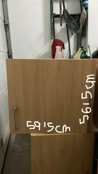 Muebles de cocina madera y metal