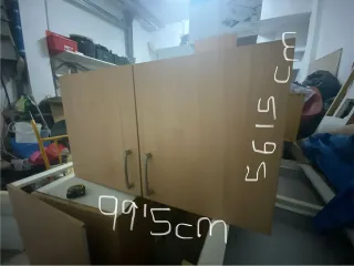 Muebles de cocina madera y metal