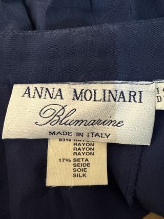 Gonna Plissé Anna Molinari Blumarine S