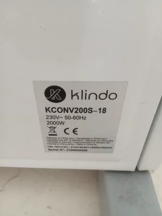 Calefactor Eléctrico Klindo 2000W