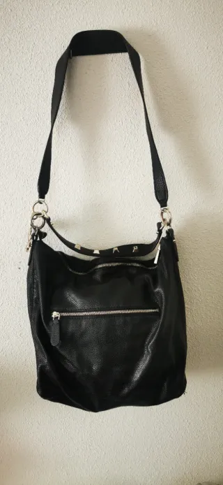 Bolso Guess Negro Piel