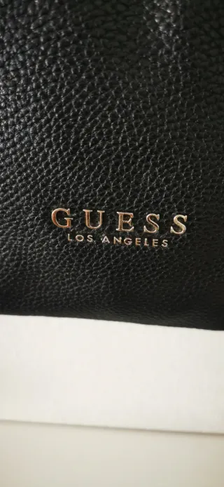 Bolso Guess Negro Piel