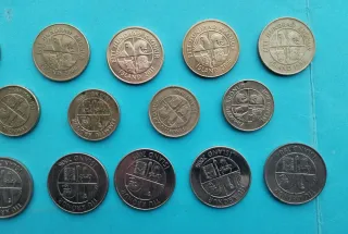 Lote 18 Monedas Kronur Islandia
