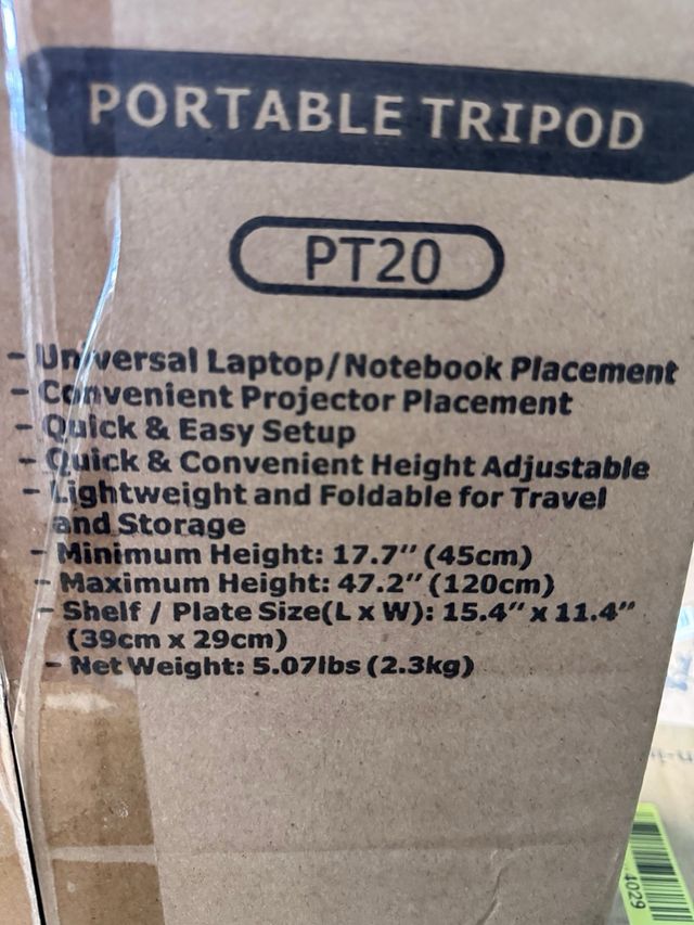 Trípode Portátil Vankyo PT20