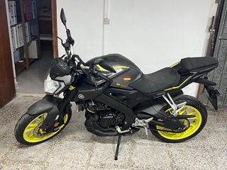 Yamaha MT 125 Negra y Amarilla