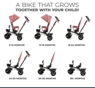 Kinderkraft Aveo Bebé, Plegable, Trike, Bicicleta