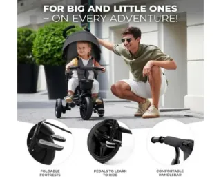 Kinderkraft Aveo Bebé, Plegable, Trike, Bicicleta