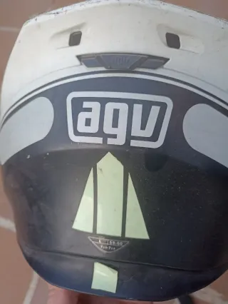 Casco Moto Shoei Rojo y Blanco