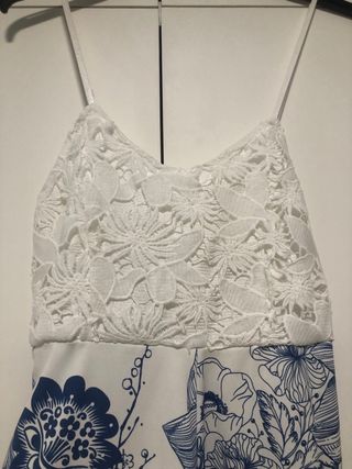 Mono Verano Blanco y Azul