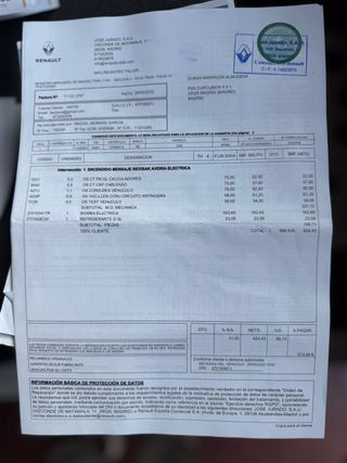 Renault ZOE 2013 12 MESES DE GARANTIA