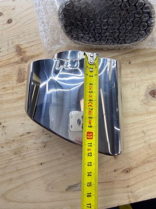 Salidas de escape cromadas