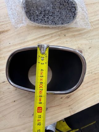 Salidas de escape cromadas