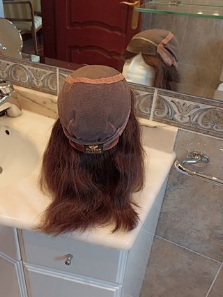 Peluca oncológica Rueber Cabello Natural Castaña