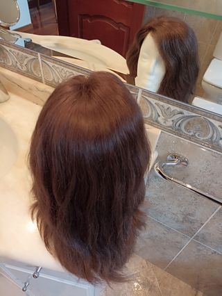 Peluca oncológica Rueber Cabello Natural Castaña