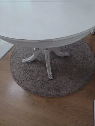 Mesa de comedor redonda  no extensible Mesa para 4