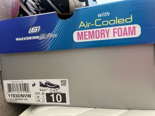 Zapatillas Skechers D'Lites Azul y Blanco