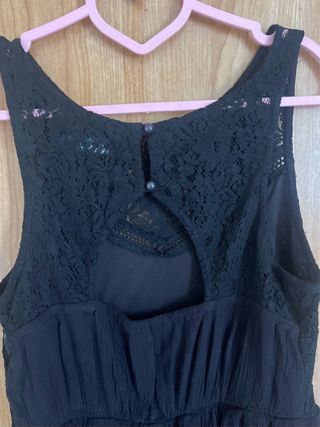 Vestido Negro Mini Encaje Even&Odd