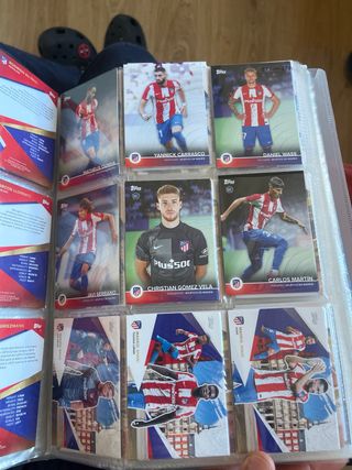 Colección cromos Atlético de Madrid Topps