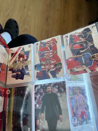 Colección cromos Atlético de Madrid Topps