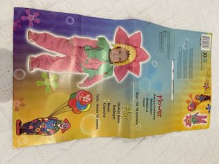 Disfraz flor 18 meses