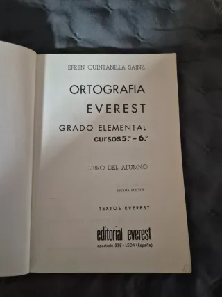 Lote Ortografía Antiguos – Everest + Mesanza