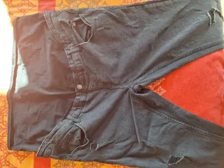 Pantalón premamá negro talla 44