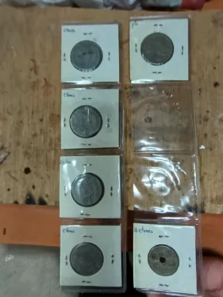 Lote de monedas antiguas