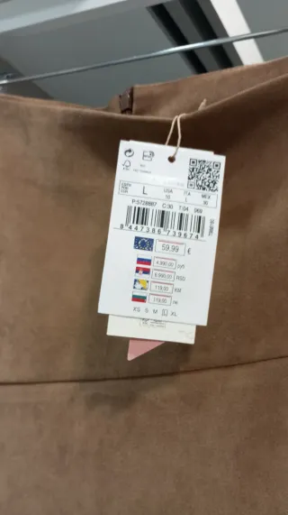 Falda efecto ante Slowlove Talla L