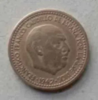 Moneda Española Franco 1947