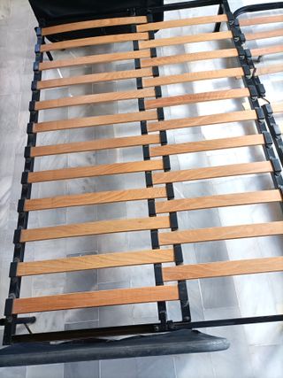 Sofá Cama Negro y Multicolor