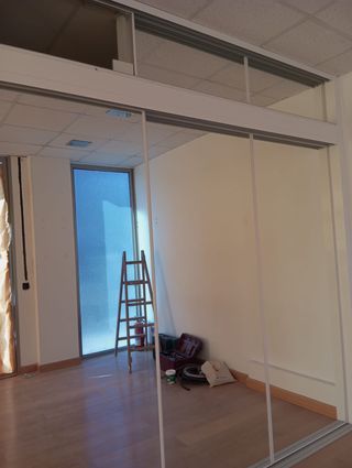 Puertas correderas con espejo