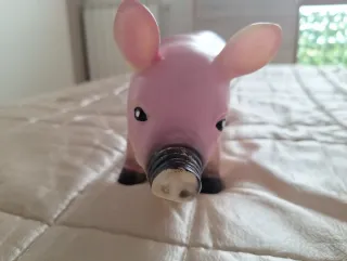 Maialino rosa giocattolo