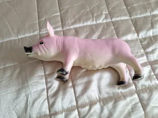 Maialino rosa giocattolo