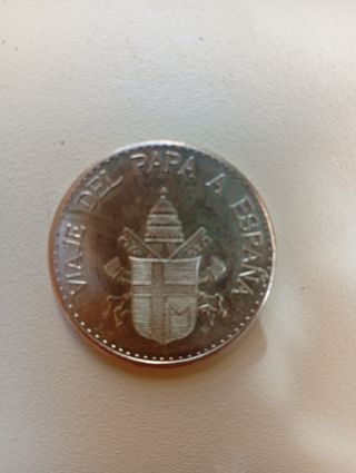 Moneda Viaje Papa España